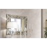 Saltarelli Mobili Saltarelli Alba Dresser Mirror in Gold and Silver.