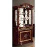 Saltarelli Mobili Saltarelli Atena Walnut Vetrina 2 Doors Glass Cupboard