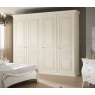 Saltarelli Mobili Saltarelli Classici Capri 4 Door Wardrobe in White Finish