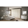 Saltarelli Classici Capri 4 Door Wardrobe in White Finish