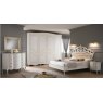 Saltarelli Mobili Saltarelli Classici Ischia 4 Door Wardrobe in White Finish