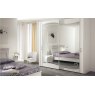 Saltarelli Mobili Saltarelli Diadema 2 Door Mirrored Sliding Wardrobe with Flush Mounted.