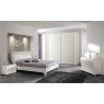 Saltarelli Mobili Saltarelli Diadema 2 Door Wooden Sliding Wardrobe with Flush Mounted.