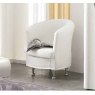 Saltarelli Mobili Saltarelli Diadema Armchair with Faux Fur Upholstery