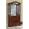 Saltarelli Mobili Saltarelli Florence Walnut Vitrine 2 Door Glass Cupboard.