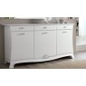 Saltarelli Mobili Saltarelli Giulia White 3 Doors Sideboard with Drawers.