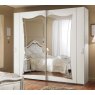 Saltarelli Mobili Saltarelli Giulia White 2 Door Mirrored Sliding Wardrobe 