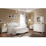 Saltarelli Mobili Saltarelli Giulia White Armchair upholstered in Faux Leather.