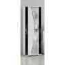 San Martino Italy San Martino Nevada Black and White 1 Door Display Cabinet