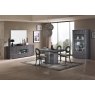 San Martino Italy San Martino Armony Grey 3 Door Sideboard with LED Lights