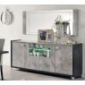 San Martino Italy San Martino Hilton Sideboard 4 Door Cabinet With LED Lights