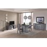 San Martino Armony Grey Extending Dining Set With 4 Chairs