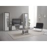 San Martino Italy San Martino New Ascot White and Grey High Gloss Coffee Table