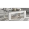 San Martino Italy San Martino Vivaldi White and Marble Coffee Table