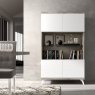 Status SRL Italy Status Treviso Grey 2 Door Vitrine