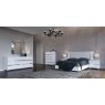 Status SRL Italy Status Dream Bedroom Set In White High Gloss