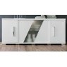 Status SRL Italy Status Lisa White High Gloss 4 Door Buffet