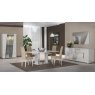 Status SRL Italy Status Lisa White High Gloss Dining Table