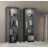 Status SRL Italy Status Sarah Grey Birch 1 Door Vitrine