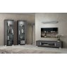Status Sarah Grey Birch 1 Door Vitrine