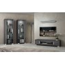 Status SRL Italy Status Sarah Grey Birch 1 Door Vitrine