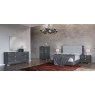 Status Sarah Grey Birch Italian Bed Frame