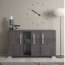 Status SRL Italy Status Sarah Grey Birch 3 Door Buffet-Assembled