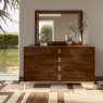 Status SRL Italy Status Eva Walnut 4 Drawer Dresser