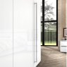 Status SRL Italy Status White Luna Hinged Door Wardrobe