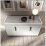 Status SRL Italy STATUS MARA WHITE with Metal Handle DAY 3 Door Buffet