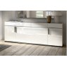 Status SRL Italy STATUS MARA WHITE with Metal Handle DAY 4 Door Buffet