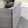 Status SRL Italy Status Mia Silver Grey 3 Drawer Dresser