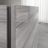 Status SRL Italy Status Mia Silver Grey 3 Drawer Dresser