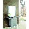 Accadueo H2O H2O Design Alexa Light Grey Glossy Console Table