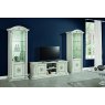 Accadueo H2O H2O Design Aurora White-Silver 1 Door Vitrine