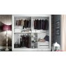 Tuttomobili Italy Tuttomobili Camilla White 2 Door Sliding Wardrobe