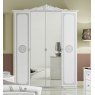 Tuttomobili Italy Tuttomobili Greta White 4 Door Wardrobe