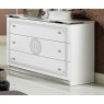 Tuttomobili Italy Tuttomobili Greta White Chest Of Drawers