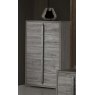 Tuttomobili Italy Tuttomobili Evelyn Grey 5 Drawer Chest