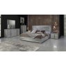 Tuttomobili Italy Tuttomobili Evelyn Grey Bed With LED Light