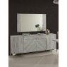 Accadueo H2O H2O Design Alexa Light Grey Glossy 4 Door Buffet