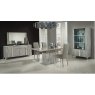 H2O Design Alexa Light Grey Glossy 4 Door Buffet