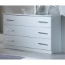 Ben Company Ben Company Ambra White 3 Drawer Dresser