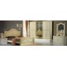 Ben Company Ben Company New Serena Beige & Gold Night Table