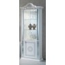 Ben Company New Venus White & Silver 1 Door Vitrine