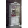 Ben Company Ben Company New Venus White & Silver 2 Doors Vitrine