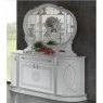 Ben Company Ben Company New Venus White & Silver 4 Door Buffet