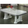 Ben Company Ben Company New Venus White& Silver Coffee Table