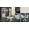 Ben Company New Venus White & Silver TV Stand