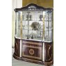 Ben Company Ben Company New Venus Walnut & Gold 4 Doors Vitrine